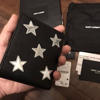 サンローラン(Saint Laurent)の格安4.6万新品★イブサンローランSAINT LAURENT財布メンズレディース(折り財布)