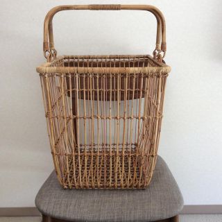 未使用 タグ付き バスケット かご