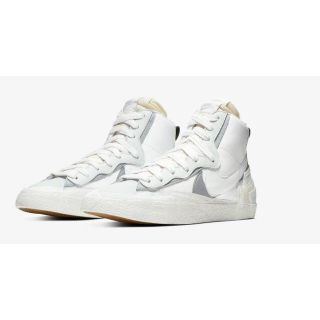 サカイ(sacai)の26cm Nike Blazer Mid sacai White Grey(スニーカー)