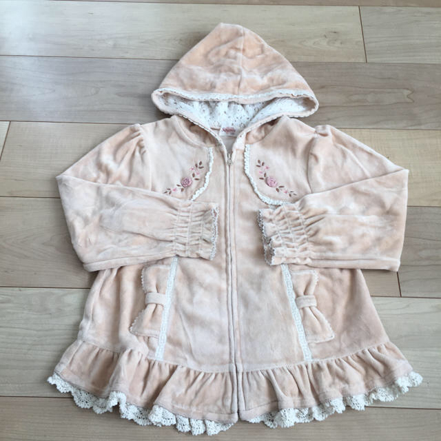 Souris(スーリー)のsourisパーカー キッズ/ベビー/マタニティのキッズ服女の子用(90cm~)(ジャケット/上着)の商品写真