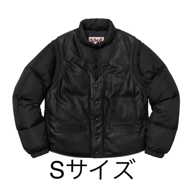 希少Supreme Schott Shearling Bomber Jacket