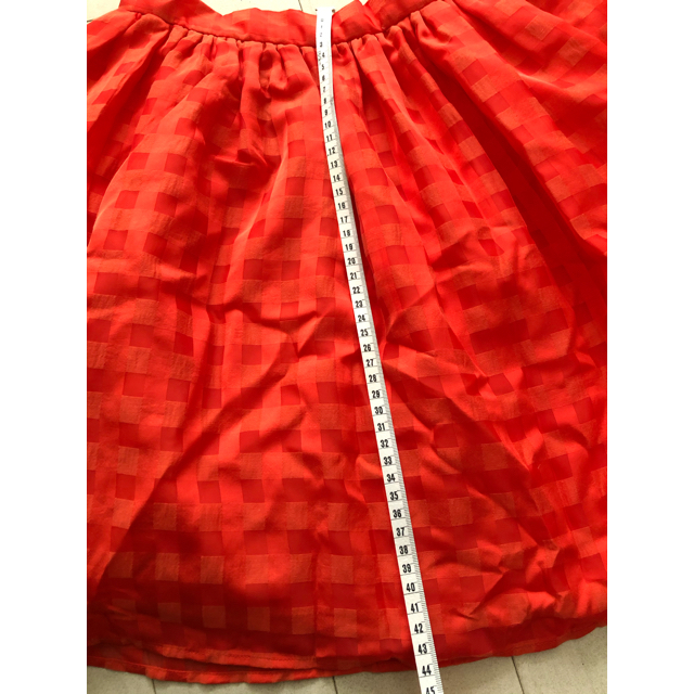 31 Sons de mode(トランテアンソンドゥモード)の31sons de mode オレンジスカート レディースのスカート(ひざ丈スカート)の商品写真