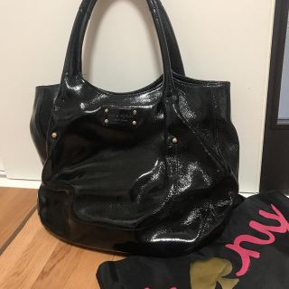 ケイトスペードニューヨーク(kate spade new york)のきなこ様専用　ケイトスペード　エナメル　ハンドバッグ　Kate spade(ハンドバッグ)