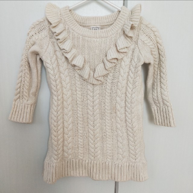 babyGAP(ベビーギャップ)のニットワンピース　80cm キッズ/ベビー/マタニティのベビー服(~85cm)(ワンピース)の商品写真