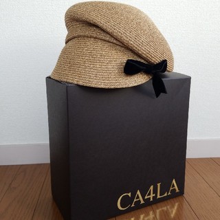 カシラ(CA4LA)のCA4LA人気!!麦わらベレー帽(麦わら帽子/ストローハット)