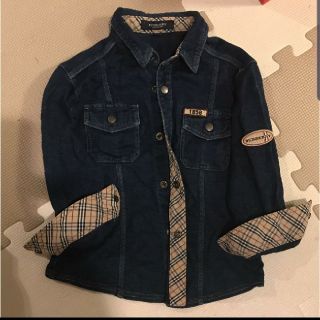 バーバリー(BURBERRY)のバーバリー デニムシャツ100(ジャケット/上着)