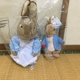 イオン(AEON)のピーターラビット　ぬいぐるみ　２つセット(ぬいぐるみ)