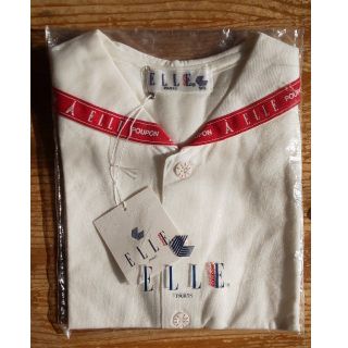 エル(ELLE)の新品未使用 ELLEセーラーカラー半袖シャツ ブラウス 95cm PARIS(Tシャツ/カットソー)