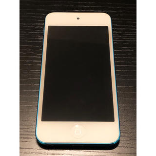アイポッドタッチ(iPod touch)のipod touch 5th ブルー 32GB【美品】(ポータブルプレーヤー)