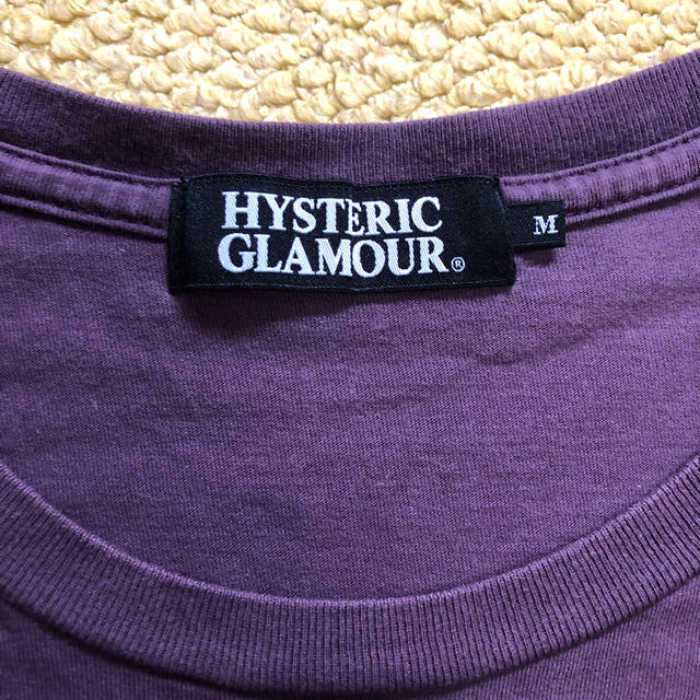 HYSTERIC GLAMOUR(ヒステリックグラマー)の値下げHYSTERIC GLAMOUR ヒステリックグラマー 紫 Tシャツ 中古 メンズのトップス(Tシャツ/カットソー(半袖/袖なし))の商品写真