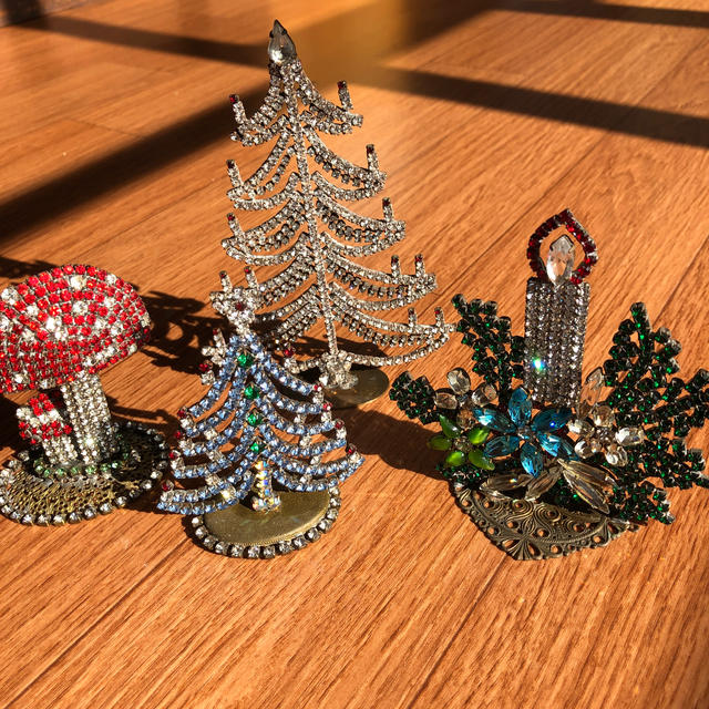 チェコガラスのクリスマスツリー 4個セット - phillipsturismo.mx