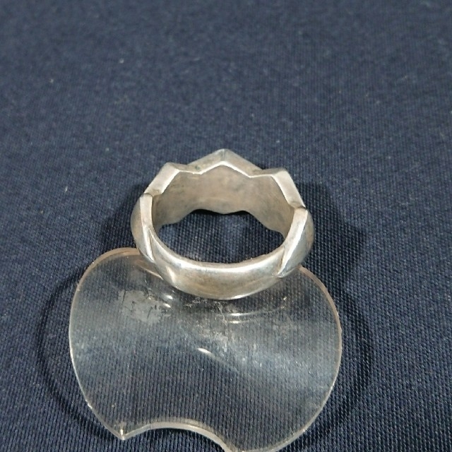 silver925 ブラックスターダイヤring#19 メンズのアクセサリー(リング(指輪))の商品写真