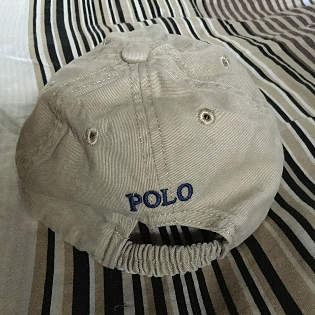 POLO RALPH LAUREN(ポロラルフローレン)のポロラルフローレン キャップ ベージュ キッズ/ベビー/マタニティのこども用ファッション小物(帽子)の商品写真