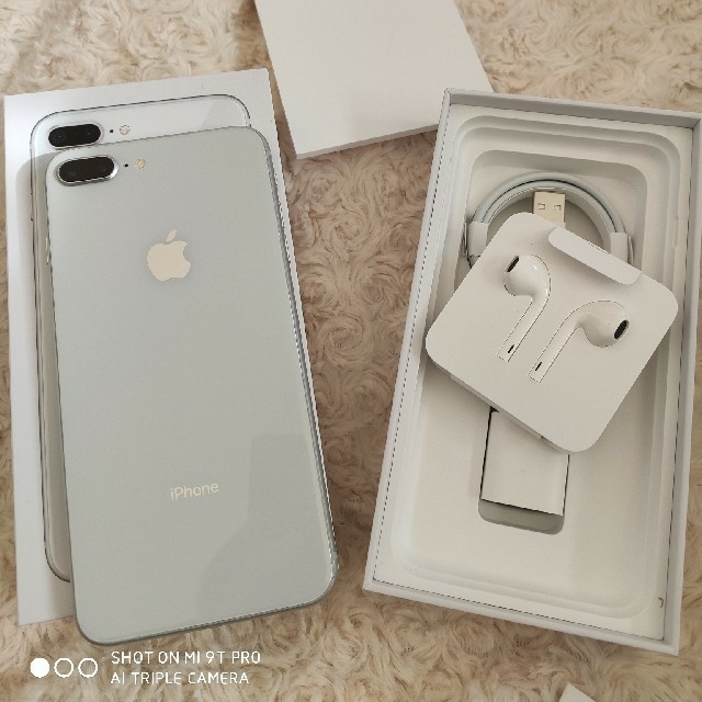 iphone 8plus silver 256GB SIMフリースマートフォン/携帯電話