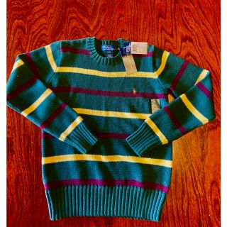 ラルフローレン(Ralph Lauren)のラルフローレンのBOYS ストライプセーター　140〜150cm 新品(ニット)