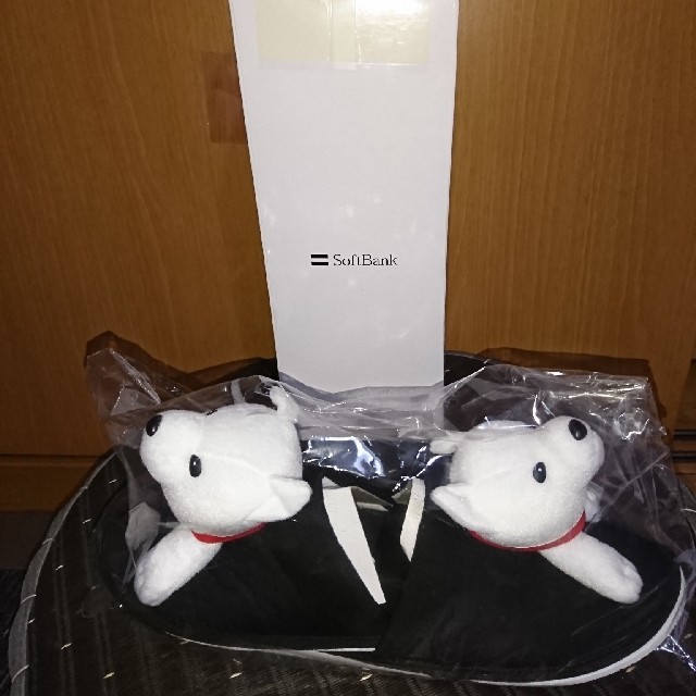 Softbank(ソフトバンク)のしゃべるお父さんスリッパSoftbank エンタメ/ホビーのおもちゃ/ぬいぐるみ(キャラクターグッズ)の商品写真