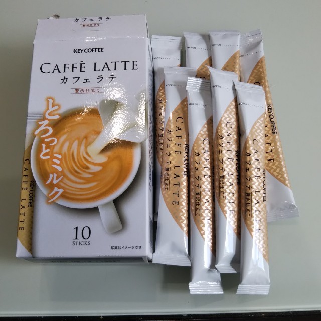 KEY COFFEE(キーコーヒー)のKEY COFFEE カフェラテ ８本 食品/飲料/酒の飲料(コーヒー)の商品写真