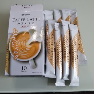 キーコーヒー(KEY COFFEE)のKEY COFFEE カフェラテ ８本(コーヒー)