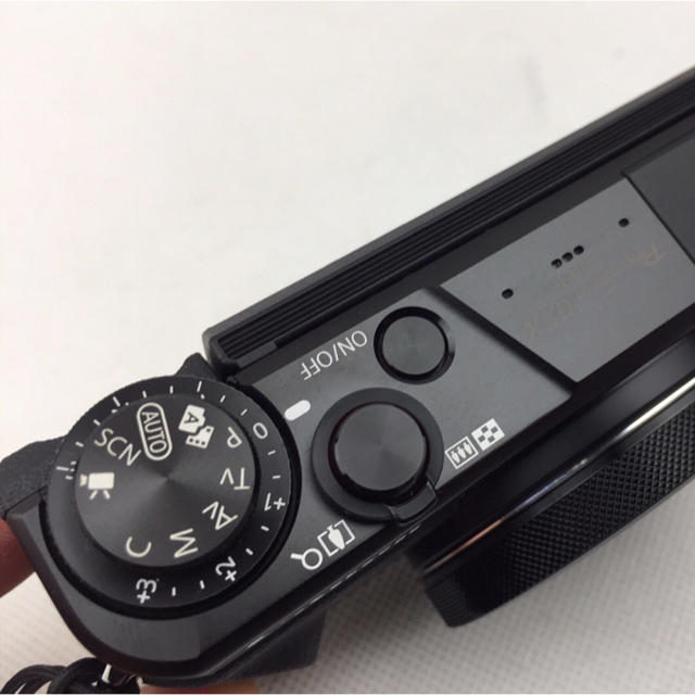 Canon(キヤノン)のCanon Power Shot G7X Mark II 美品、電池メモリ付 スマホ/家電/カメラのカメラ(コンパクトデジタルカメラ)の商品写真