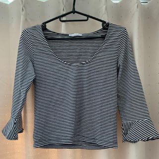 ザラ(ZARA)のZARA ボーダートップス(カットソー(長袖/七分))