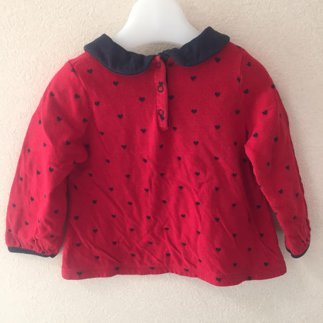 PETIT BATEAU(プチバトー)のプチバトー 80cm カットソー キッズ/ベビー/マタニティのベビー服(~85cm)(シャツ/カットソー)の商品写真