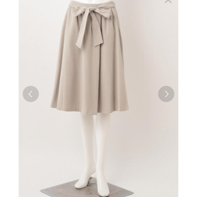 GALLARDA GALANTE(ガリャルダガランテ)のCOLLAGE GALLARDAGALANTE リボン付きフレアスカート レディースのスカート(ひざ丈スカート)の商品写真