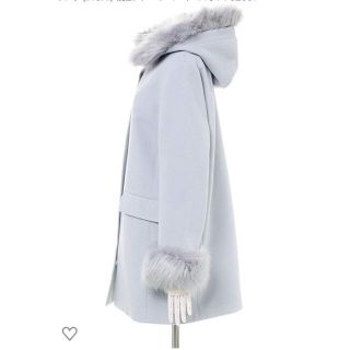 INGNI - 新品☆イング(INGNI) ☆前ZIPフードコート ☆ライトグレーの INGNI - 新品☆イング(INGNI) ☆前ZIPフードコート ☆ライトグレーの