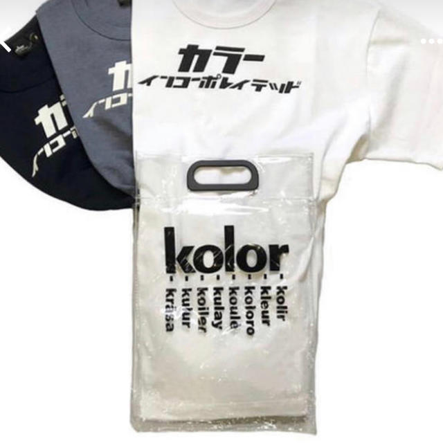 kolor(カラー)のkolor pvcバック メンズのバッグ(トートバッグ)の商品写真