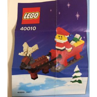 レゴ(Lego)の40010 レゴ LEGO クリスマス サンタ トナカイ(積み木/ブロック)