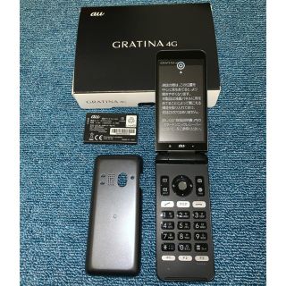 エーユー(au)のKYF31 GRATINA4G ブラック グラティーナ(携帯電話本体)