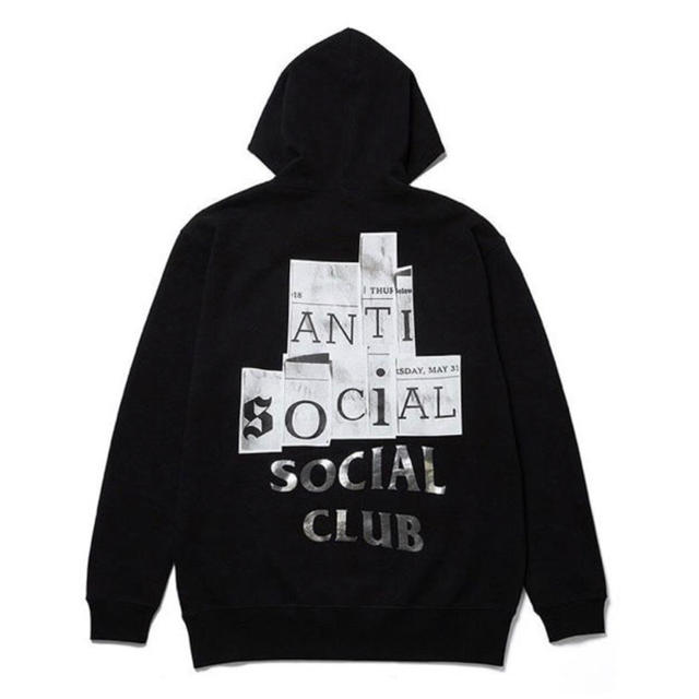 トップスFragment anti social social club XL フーディ