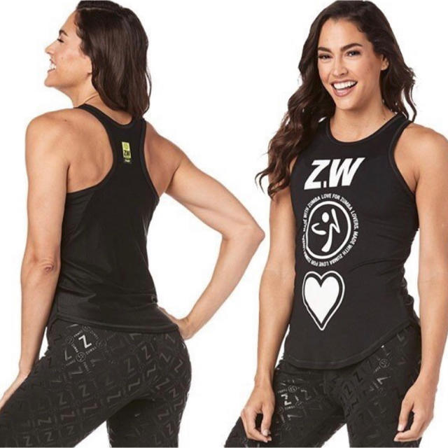 Zumba(ズンバ)のZUMBA☆ズンバ☆ Love High Neck Tank☆Sサイズ レディースのトップス(タンクトップ)の商品写真