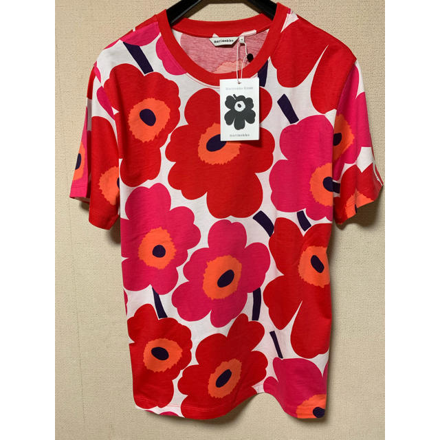 マリメッコキオスキ Marimekko Kioski Tシャツ M 赤 ウニッコ | フリマアプリ ラクマ