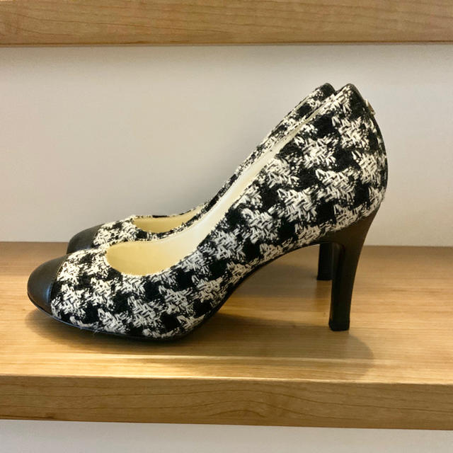 正規品】CHANEL ツイード パンプス 36 美品 ハイヒール/パンプス 正規品】CHANEL ツイード パンプス 36 美品 ハイヒール/パンプス
