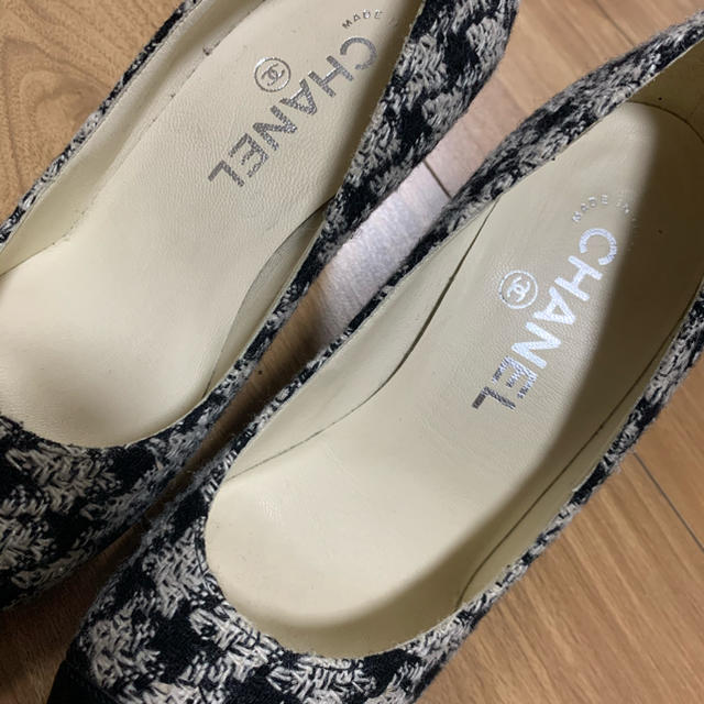 正規品】CHANEL ツイード パンプス 36 美品 ハイヒール/パンプス 正規品】CHANEL ツイード パンプス 36 美品 ハイヒール/パンプス