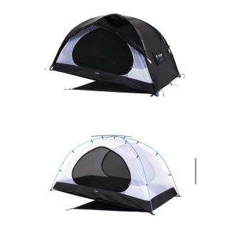 ヒルバーグ(HILLEBERG)のHelinox ヘリノックス  ALPINE DOME２P  黒　ソロキャンプ(テント/タープ)