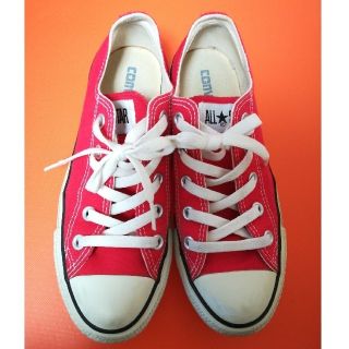 コンバース(CONVERSE)のCONVERSE ローカットスニーカー 赤(スニーカー)