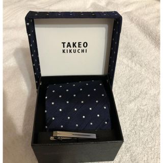タケオキクチ(TAKEO KIKUCHI)のTAKEO KIKUCHI ネクタイ&ネクタイピンセット(未使用品)(ネクタイ)