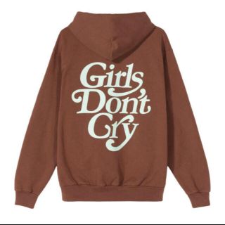 ジーディーシー(GDC)のGirls don’t cry パーカー hoddy 茶色 M(パーカー)