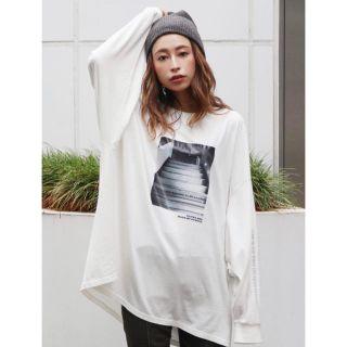 アングリッド(Ungrid)のUngrid フォトプリントロングスリーブTee(Tシャツ(長袖/七分))