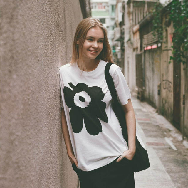 マリメッコキオスキ Marimekko Kioski Tシャツ M 白 ウニッコ