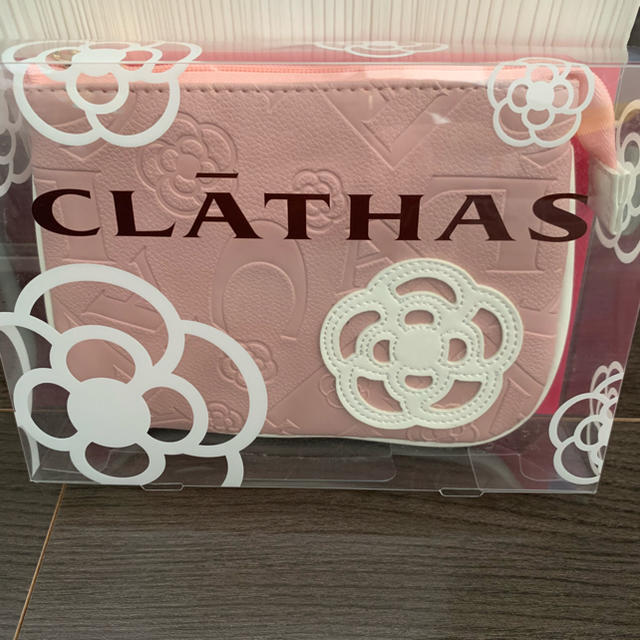 CLATHAS(クレイサス)のまゆさん専用 クレイサス 新品 ポーチ ピンク青2個 レディースのファッション小物(ポーチ)の商品写真