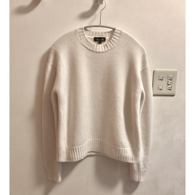 Drawer 7G カシミヤ クルーネックプルオーバー ニット ドゥロワー 沸騰 Drawer 7G カシミヤ クルーネックプルオーバー ニット ドゥロワー 沸騰