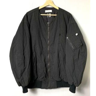 ファセッタズム(FACETASM)の【H】ファセッタズム 16SS ノーカラー MA-1 黒 00(フライトジャケット)