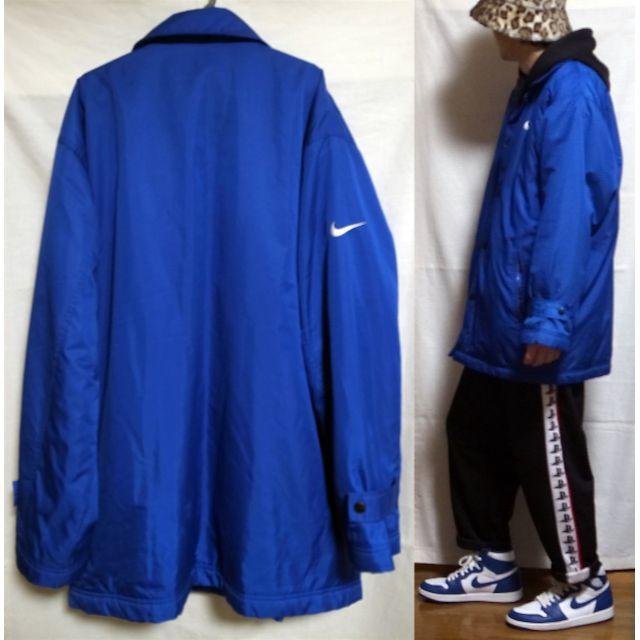 NIKE - NIKE 90's ナイロンコート ナイロンジャケット 青 Mの NIKE - NIKE 90's ナイロンコート ナイロンジャケット 青 Mの
