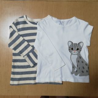 ムジルシリョウヒン(MUJI (無印良品))の無印良品　長袖Tシャツ　2枚セット(Tシャツ/カットソー)