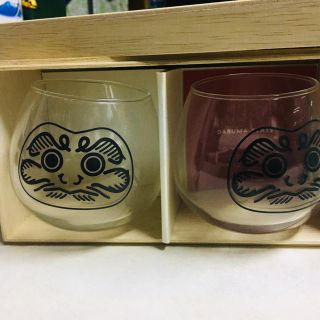 ウニコ(unico)の【unico】DARUMA GLASS 2PCS【未使用品】(グラス/カップ)