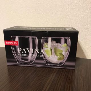 ボダム(bodum)の【新品・未開封】bodum PAVINA ダブルウォールグラス🥂✨(グラス/カップ)