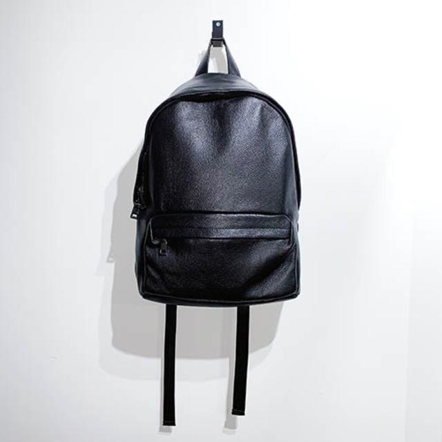 L LEATHER / レザーリュック / 本革 / ブラック レディースのバッグ(リュック/バックパック)の商品写真