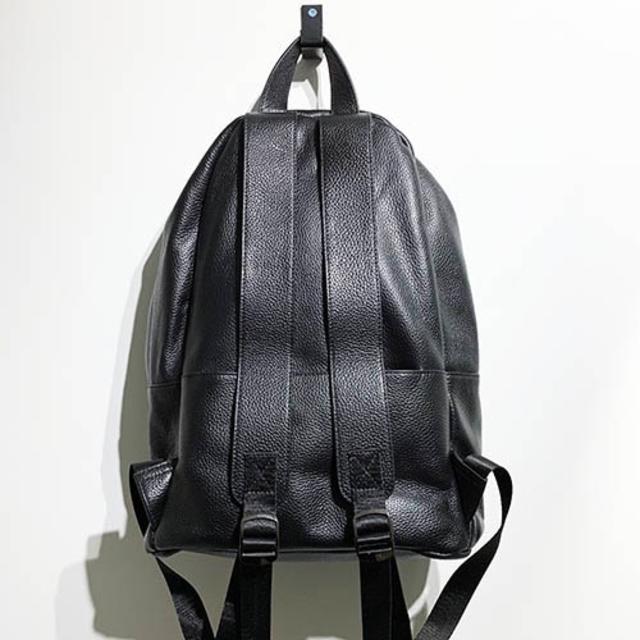 L LEATHER / レザーリュック / 本革 / ブラック レディースのバッグ(リュック/バックパック)の商品写真